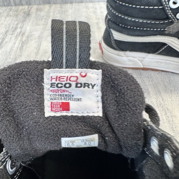 Vans SK8-Hi MTE-2 Primaloft Cold Weather Shoes Black White Women’s 8 Men’s 6.5 - Picture 11 of 14